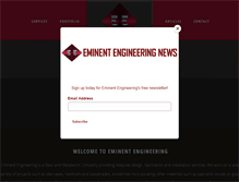 Tablet Screenshot of eminenteng.co.uk